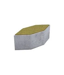 Тротуарная плитка СКОШЕННЫЙ ШЕСТИУГОЛЬНИК Гранит Желтый Б.1.ШГ.6 Выбор 60 мм
