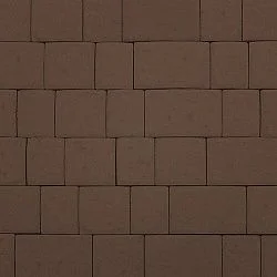 Тротуарная плитка Инсбрук Инн Коричневый Гладкая SteinRus 60 мм