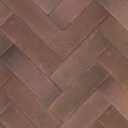 Брусчатка красная флэш Ноттингем Лонг клинкер тротуарный ЛСР