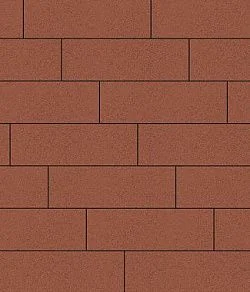 Тротуарная плитка ПРЯМОУГОЛЬНИК 750х250 Стандарт Красный Б.12.П.8 Выбор 80 мм