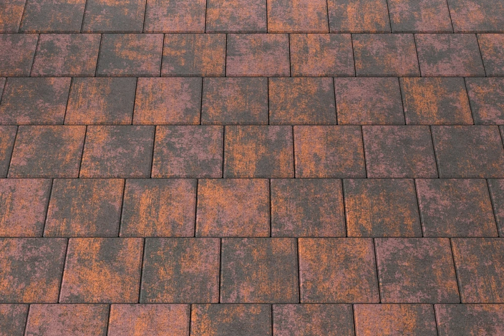 Тротуарная плитка Квадрат 20х20 Браун Stellard 60 мм