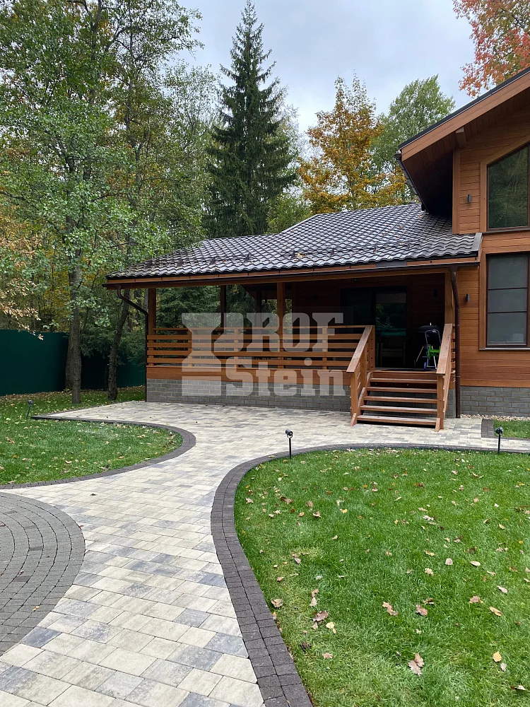 Укладка брусчатки Steingot по дизайн проекту мощения