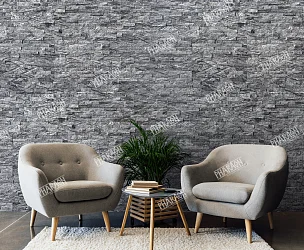 3D панель из натурального камня Мрамор древесный серый Неоклассик Pharaon