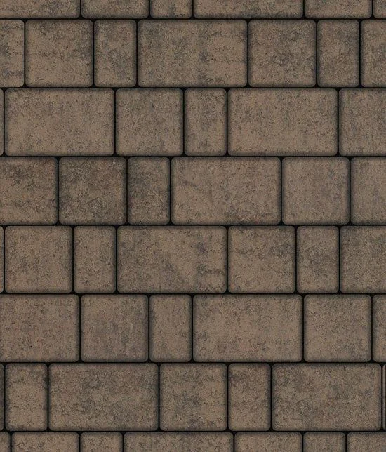 Тротуарная плитка СТАРЫЙ ГОРОД Листопад гладкий Шелковица Б.1.Фсм.6 Выбор 60 мм