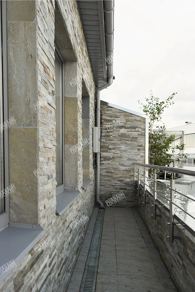 3D панель из натурального камня Сланец Бежевый Классик Pharaon