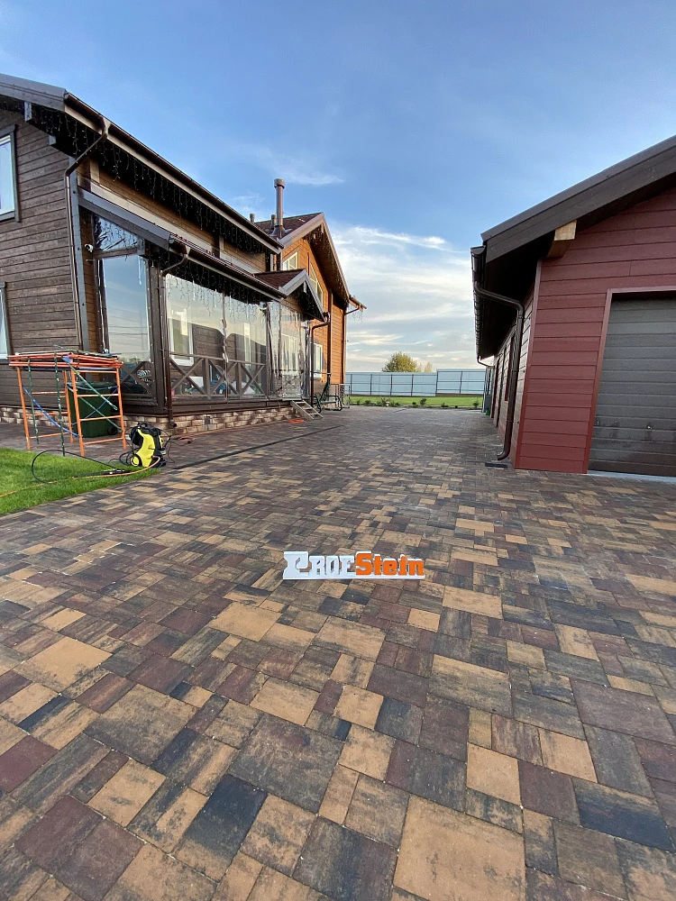 Укладка тротуарной плитки Бавария Блэнд от Steingot