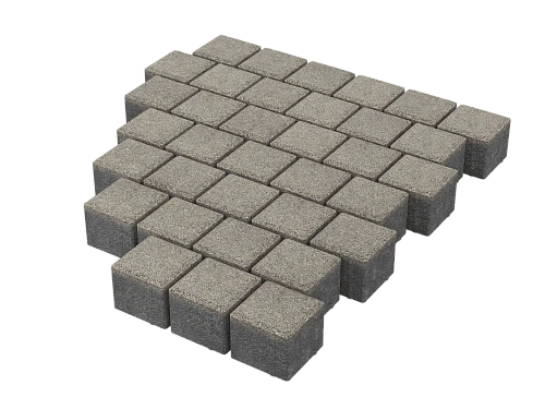 Тротуарная плитка Квадрат 10х10 Черный агат Stellard 60 мм