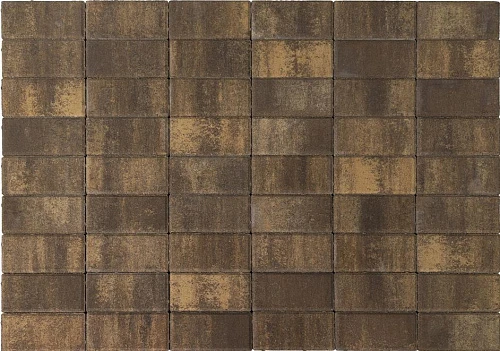 Тротуарная плитка Прямоугольник, Желтый BRAER 60 мм