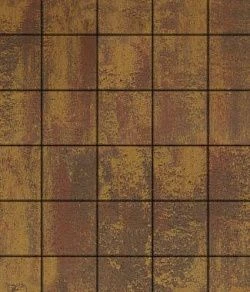 Тротуарная плитка КВАДРАТ 200х200 Листопад гладкий Осень Б.2.К.6 Выбор 60 мм