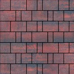 Плитка тротуарная Bergamo Рейнир Гладкая SteinRus 40 мм