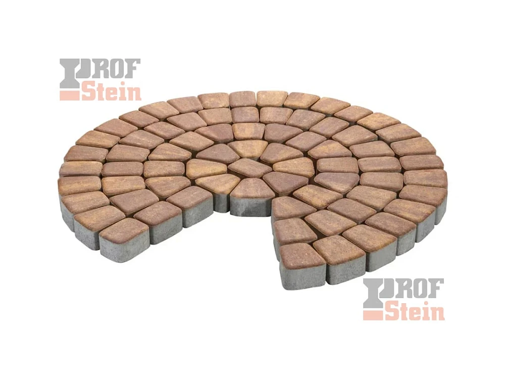 Тротуарная плитка Круговая классика, Каир 342 МЗ 60 мм