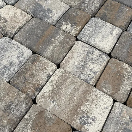 Тротуарная плитка НОВАЯ КЛАССИКА 1НКЛ5Ф КОЛОРМИКС №8 Гранит Нобетек 50 мм