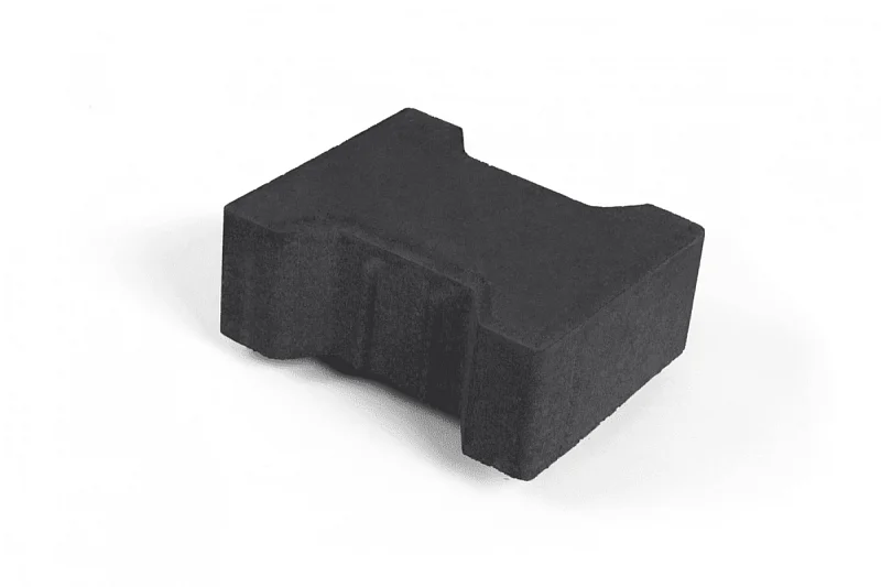 Тротуарная плитка Катушка Нобетек 1Ф8Ф Черная 80 мм