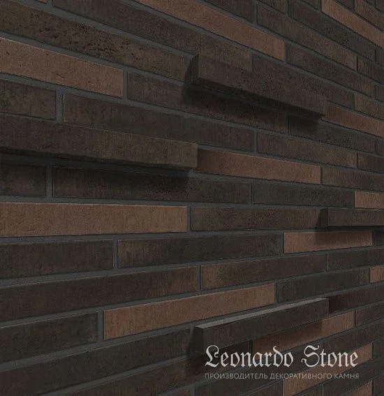 Ригельный кирпич Сиэтл 3D Mix 1 Леонардо Стоун