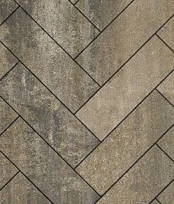 Тротуарная плитка ПРЯМОУГОЛЬНИК 600х200 Искусственный камень Базальт Б.6.П.8 Выбор 80 мм