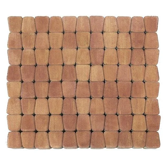 Тротуарная плитка Классико круговая, Рассвет BRAER 60 мм