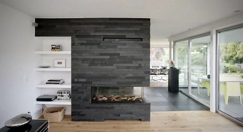 Плитка Сланец черный (нарезка) 70х300 Pharaon