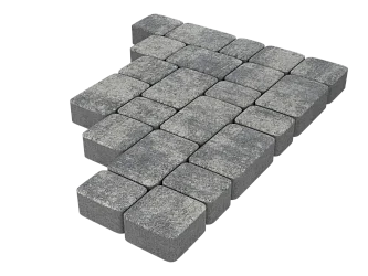 Тротуарная плитка Старый город Грей Stellard 60 мм