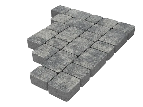 Тротуарная плитка Старый город Грей Stellard 40 мм