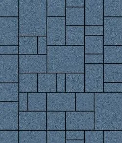 Тротуарная плитка МЮНХЕН Стандарт Синий Б.2.Фсм.6 Выбор 60 мм