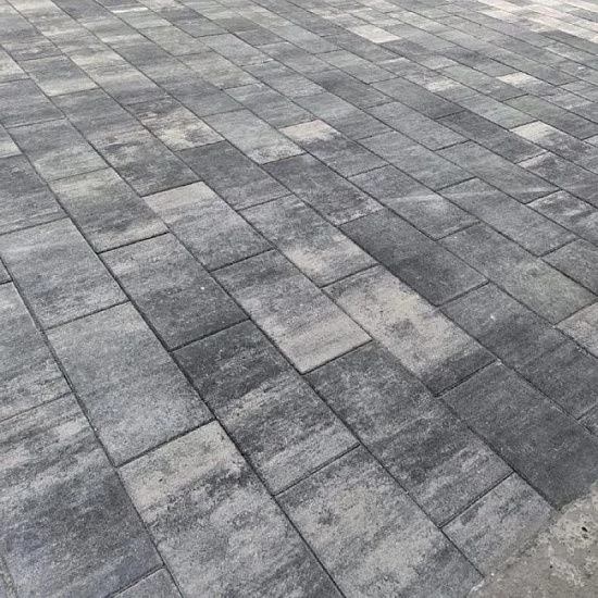 Широкоформатная плита 5П8ф 600X300 КОЛОРМИКС №5 Антрацит Нобетек 80 мм