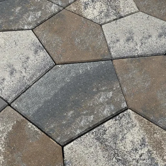 Тротуарная плитка КВИНТА 3П8Ф КОЛОРМИКС №8 Гранит Нобетек 80 мм