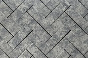 Тротуарная плитка Паркет Грей Stellard 80 мм