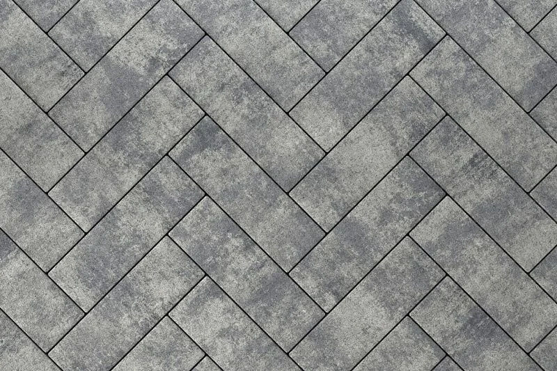 Тротуарная плитка Паркет Грей Stellard 80 мм