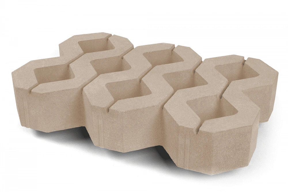 Газонная решетка Нобетек 1РД10 Песочная 100 мм