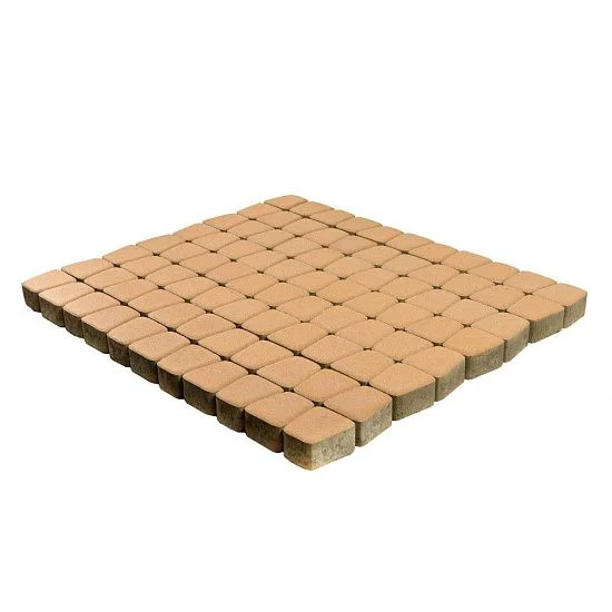 Тротуарная плитка Классико круговая, Медовый BRAER 60 мм