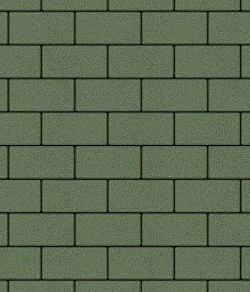 Тротуарная плитка ПРЯМОУГОЛЬНИК 240х120 Стандарт Зеленый Б.3.П.6 Выбор 60 мм