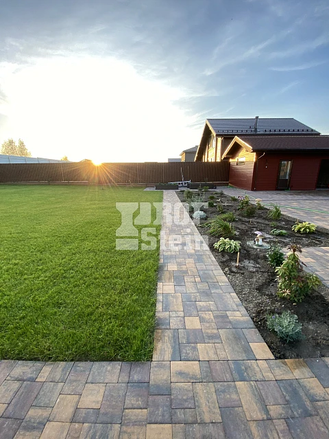 Укладка тротуарной плитки Бавария Блэнд от Steingot