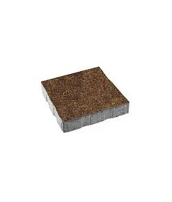 Тротуарная плитка КВАДРАТ 400х400 Листопад гранит Осень Б.6.К.6 Выбор 60 мм