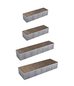 Тротуарная плитка ПАРКЕТ Листопад гладкий Хаски Б.9.Псм.8 Выбор 80 мм