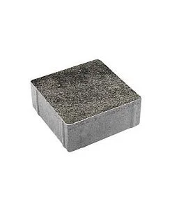 Тротуарная плитка КВАДРАТ 200х200 Листопад гранит Антрацит Б.2.К.6 Выбор 60 мм