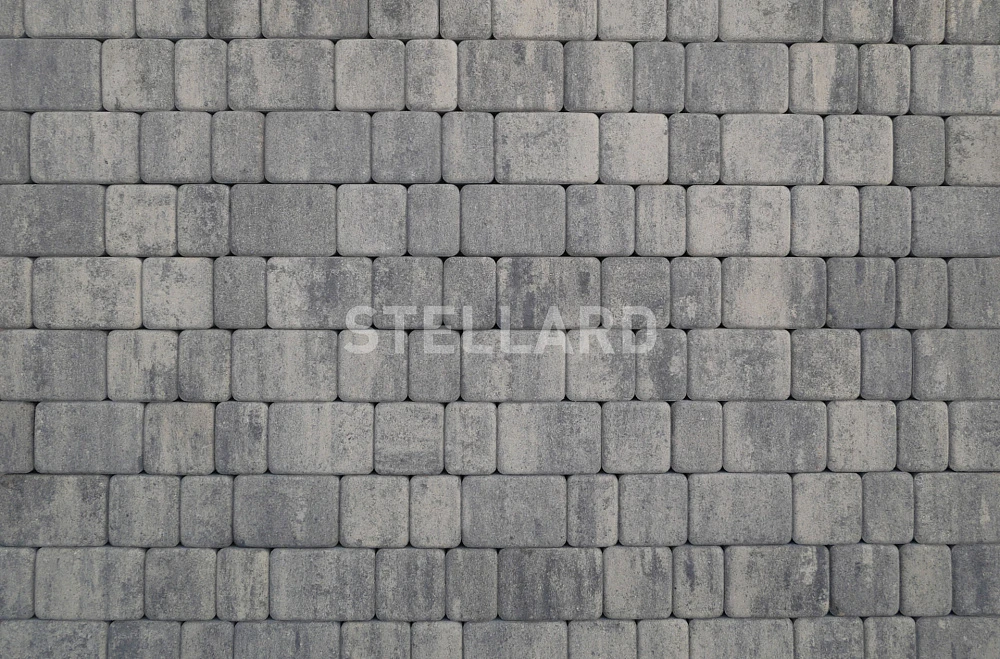 Тротуарная плитка Старый город Грей Stellard 40 мм