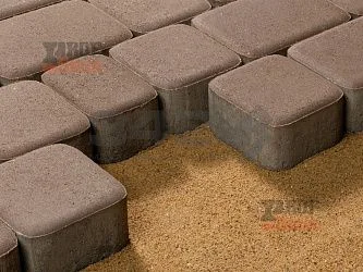 Тротуарная плитка Классика, Коричневый 342 МЗ 60 мм