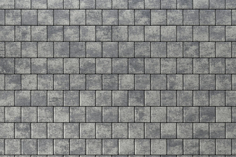 Тротуарная плитка Квадрат 10х10 Грей Stellard 60 мм