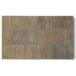 Тротуарная плитка Сити 300х150 Степь BRAER 80 мм