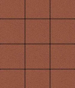 Тротуарная плитка КВАДРАТ 300х300 Стандарт Красный Б.1.К.6 Выбор 60 мм