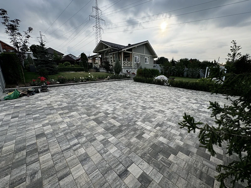 Проект Укладка пошаговых плит и брусчатки от Steingot 250 м2 в г. Одинцово, СНТ Селекционер 