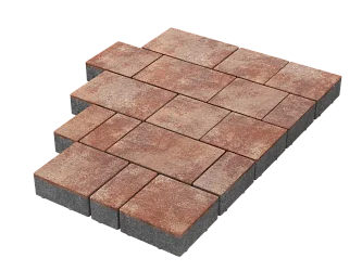 Тротуарная плитка Новый город Санрайз Stellard 60 мм