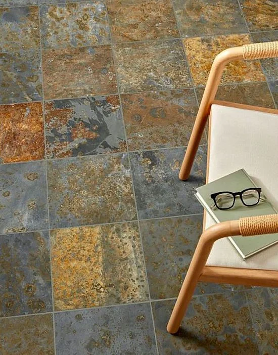 Плитка Сланец Мультиколор (натуральный скол) 600х600 Pharaon