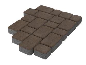 Тротуарная плитка Старый город Коричневый Stellard 60 мм