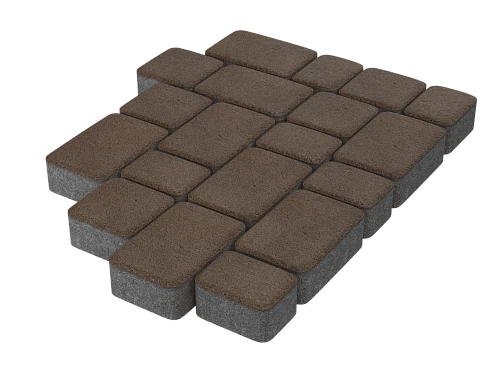 Тротуарная плитка Старый город Желтый Stellard 40 мм