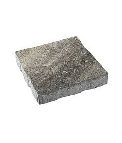 Тротуарная плитка КВАДРАТ Листопад гладкий Антрацит Б.7.К.8 Выбор 80 мм