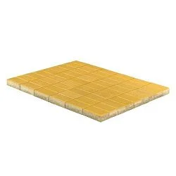 Брусчатка Прямоугольник, Желтый BRAER 40 мм