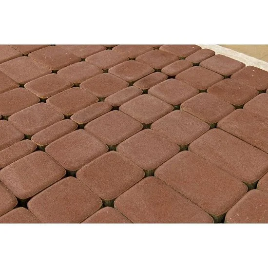 Тротуарная плитка Классико, Винный BRAER 60 мм