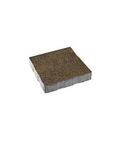 Тротуарная плитка КВАДРАТ 400х400 Листопад гранит Янтарь Б.6.К.6 Выбор 60 мм