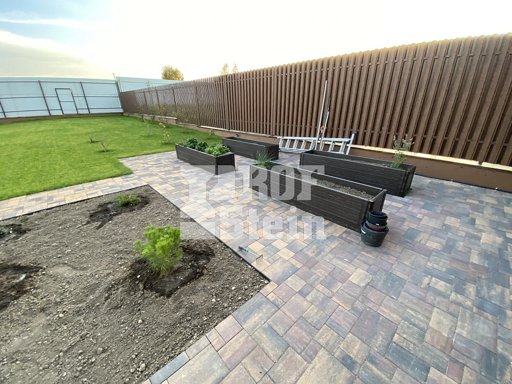 Укладка тротуарной плитки Бавария Блэнд от Steingot